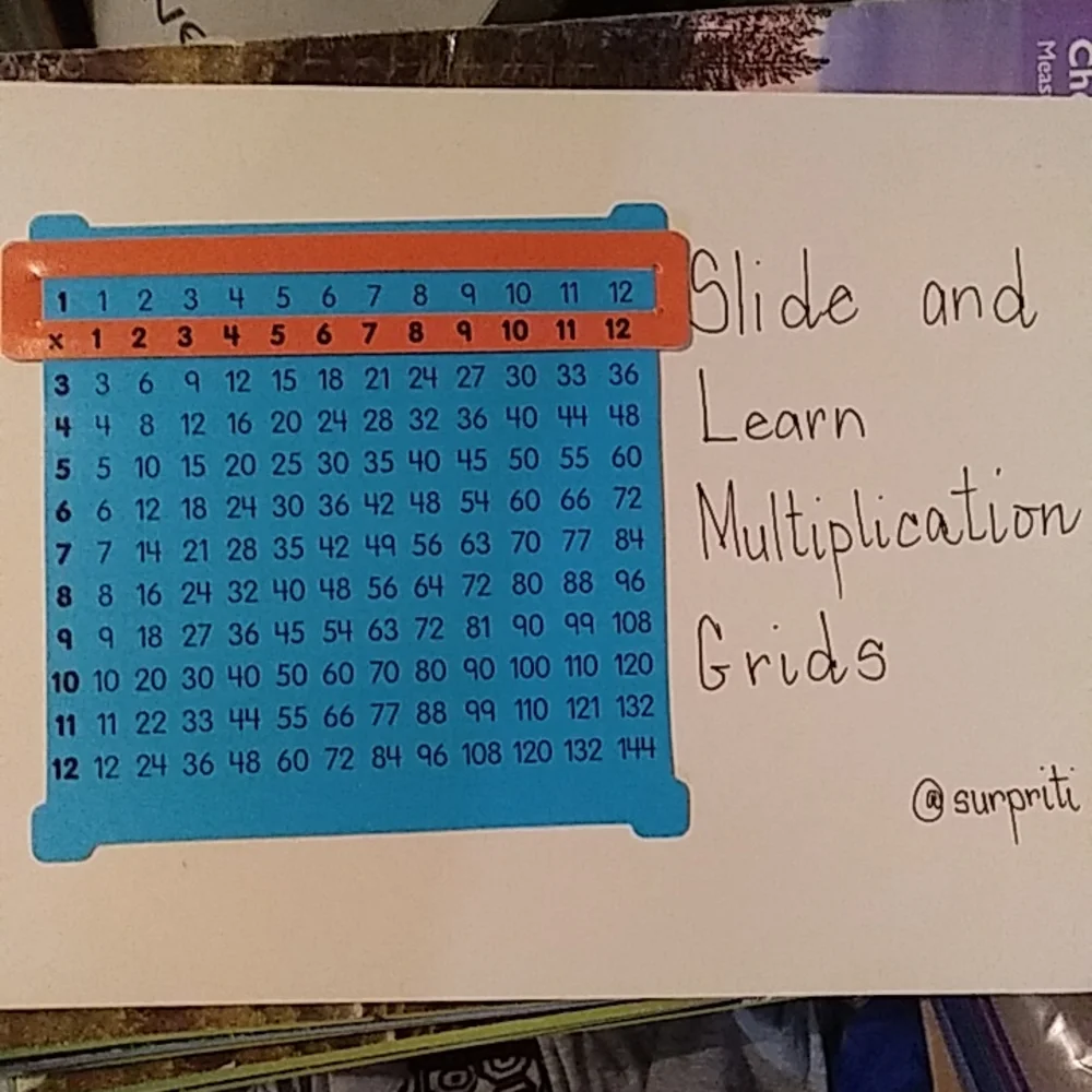 NWT Slide and Learn Multiplication Grid - Picture 4 of 5